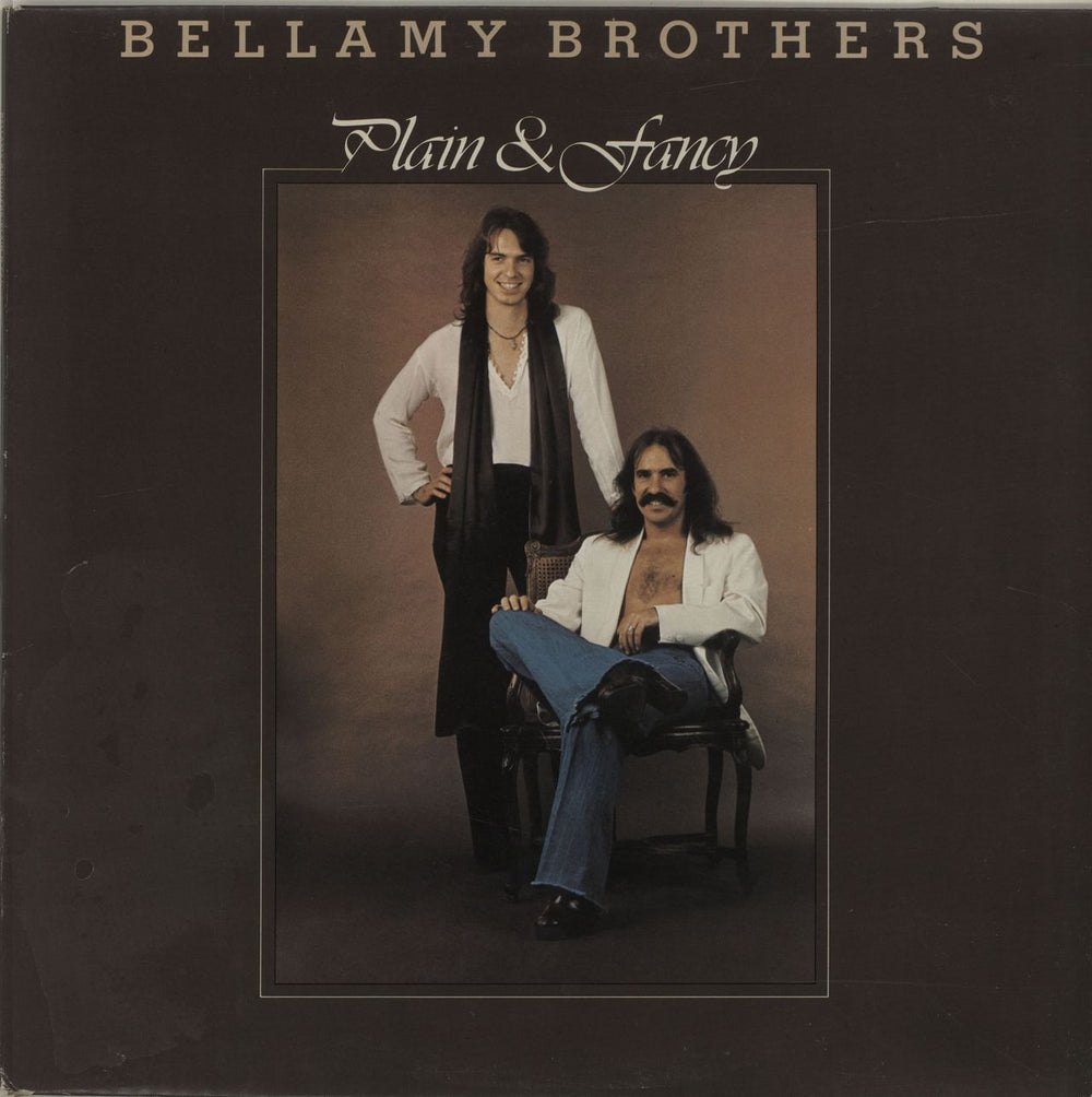 The Bellamy Brothers Plain & Fancy UK vinyl LP album (LP record) K56357