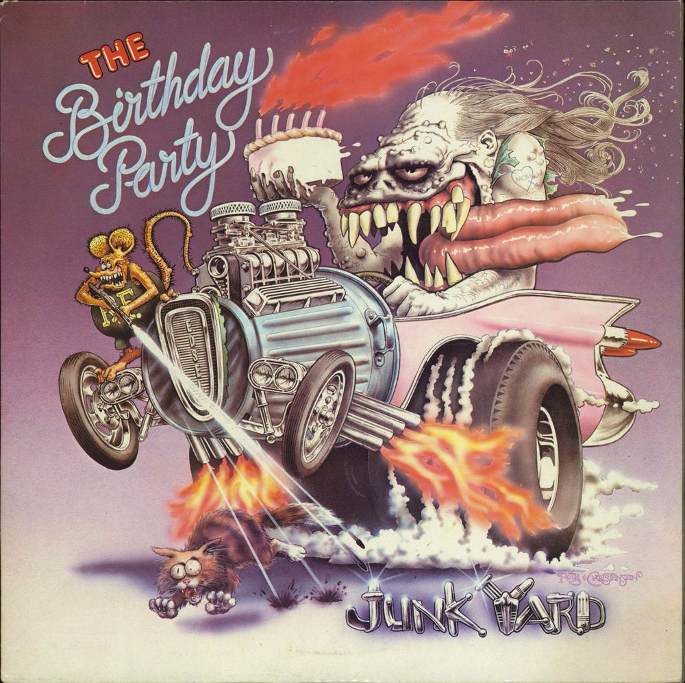 The Birthday Party Junk Yard - EX UK vinyl LP album (LP record) CAD207