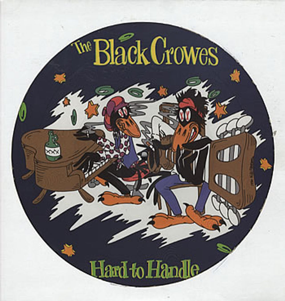 The Black Crowes Hard To Handle - Hype Stickered UK 12" vinyl picture disc (12 inch picture record) DEFAP612