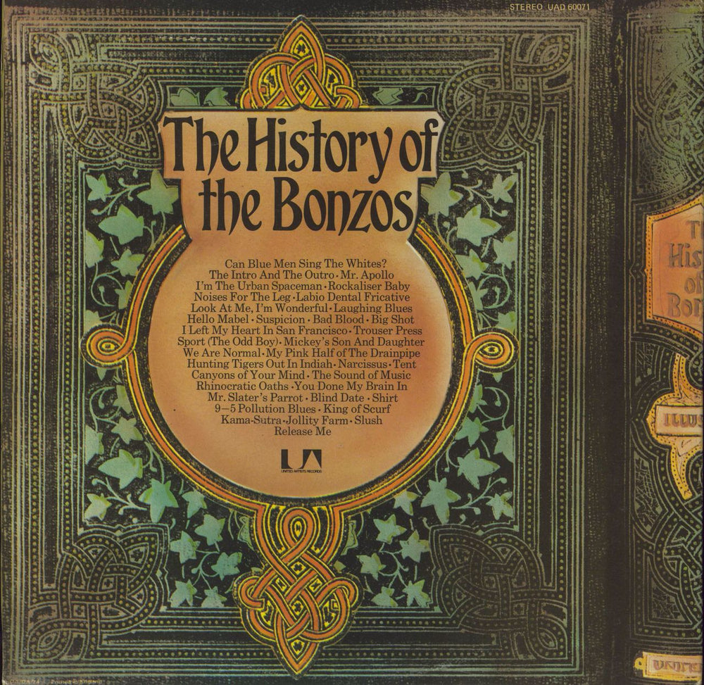 The Bonzo Dog Doo Dah Band The History Of The Bonzos - 1st UK 2-LP vinyl record set (Double LP Album)