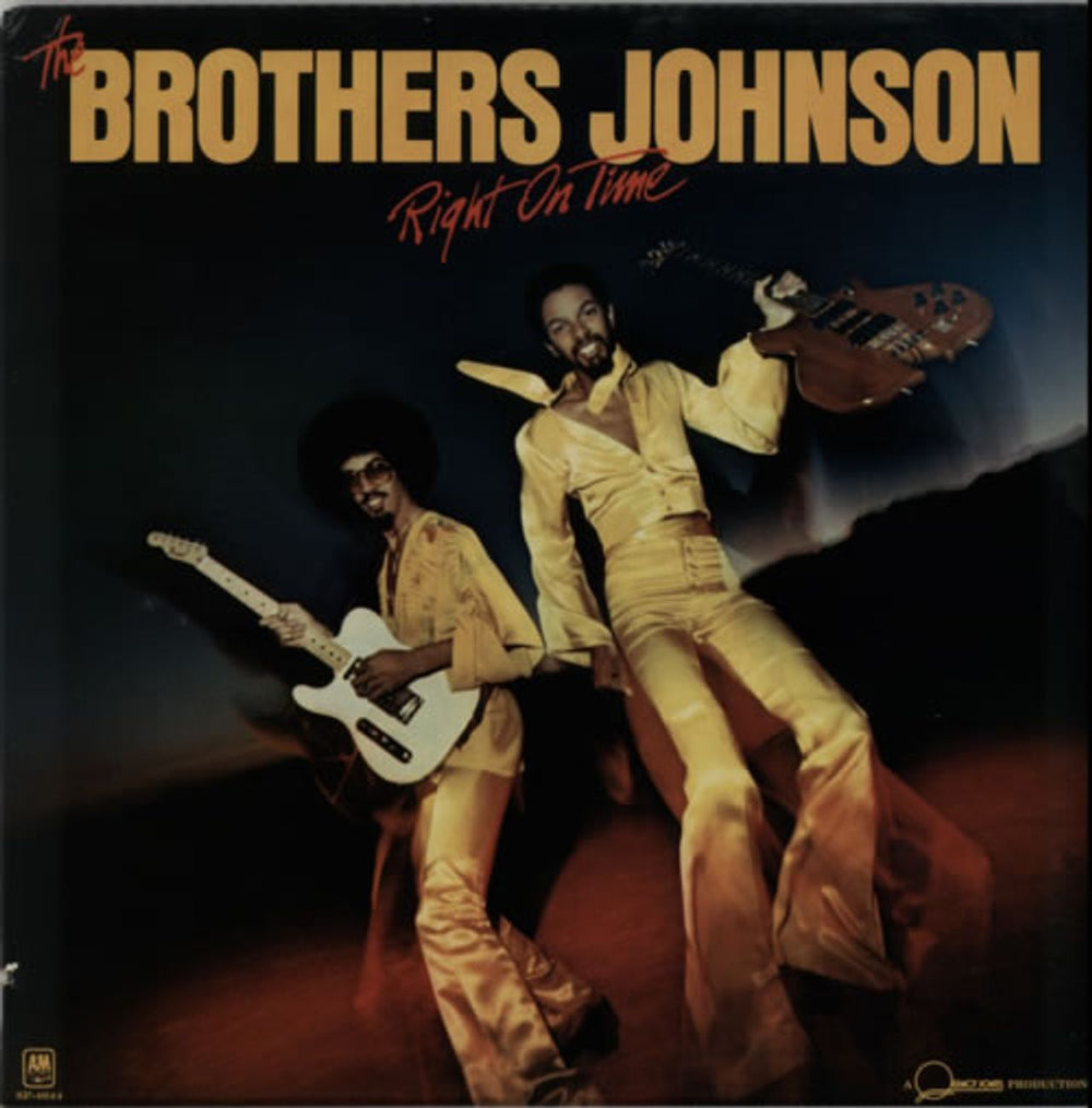 The Brothers Johnson Right On Time - Shrink US vinyl LP album (LP record) SP-4644