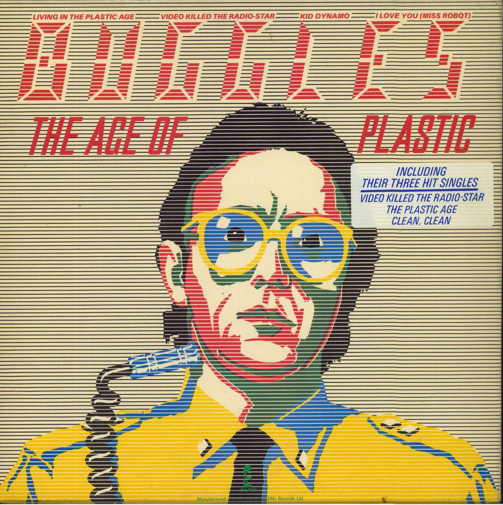 The Buggles The Age Of Plastic - Stickered sleeve UK vinyl LP album (LP record) ILPS9585