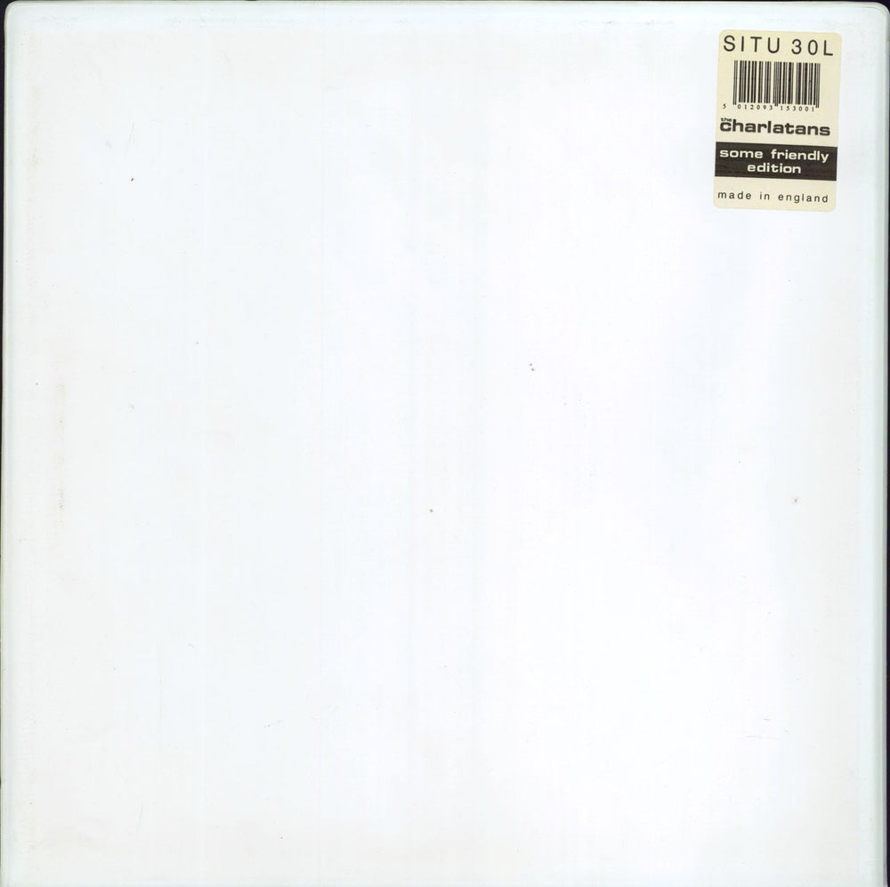 The Charlatans (UK) Some Friendly - PVC Sleeve - EX UK vinyl LP album (LP record) 1990