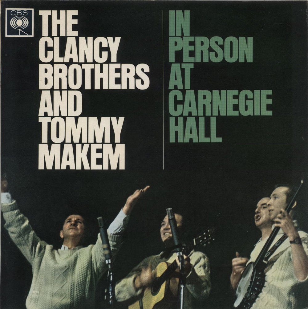 The Clancy Brothers & Tommy Makem In Person At Carnegie Hall UK vinyl LP album (LP record) BPG62192