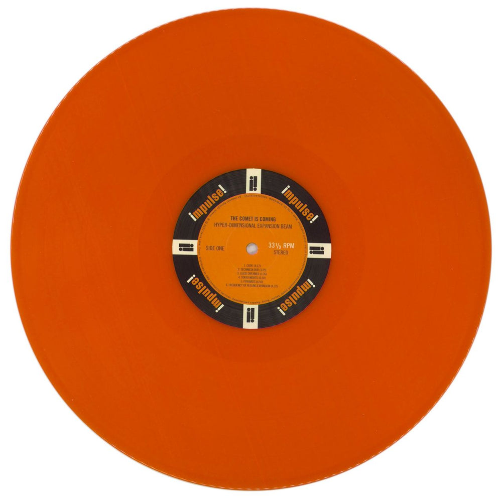The Comet Is Coming Hyper-Dimensional Expansion Beam - Orange Vinyl UK vinyl LP album (LP record) Y5ZLPHY850036