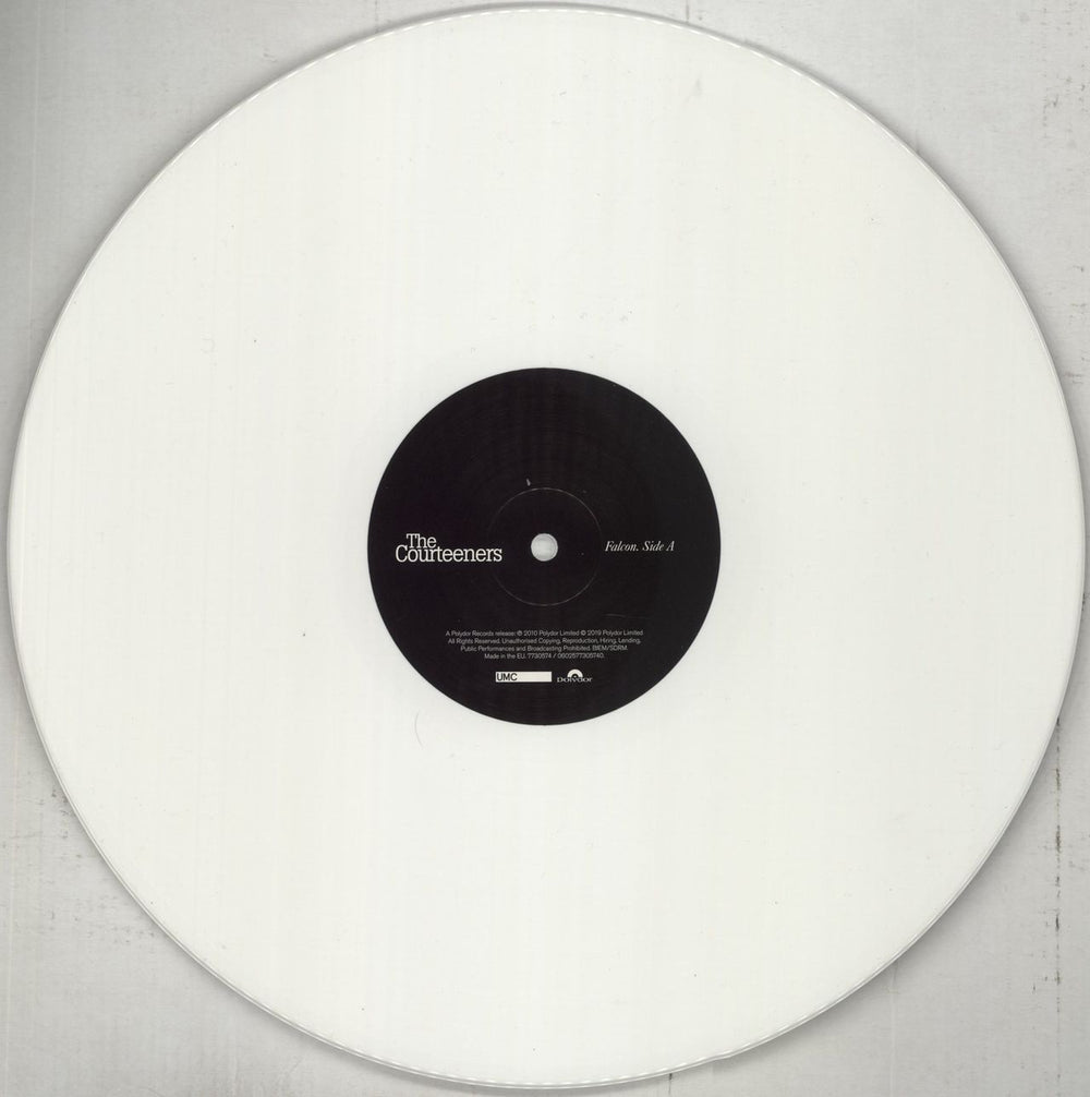 The Courteeners Falcon - RSD19 - 180gm White Vinyl - EX UK vinyl LP album (LP record) T2CLPFA852099