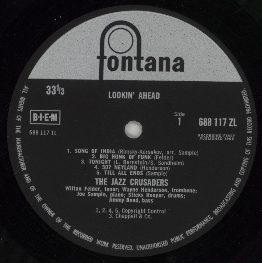 The Crusaders Lookin' Ahead Dutch vinyl LP album (LP record) CDULPLO861335