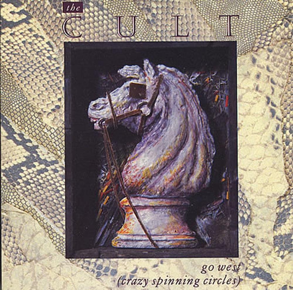 The Cult Go West UK 7" vinyl single (7 inch record / 45) BEG115