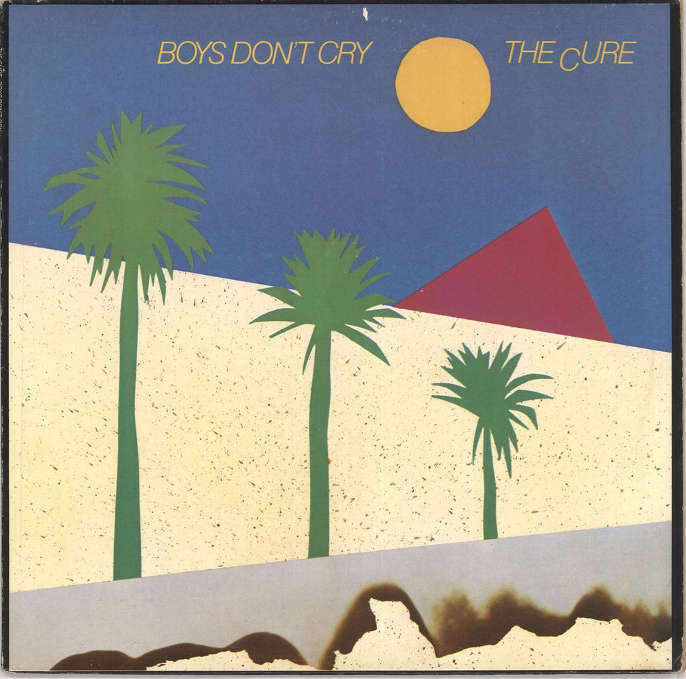 The Cure Boys Don't Cry - 2nd - Blue & Yellow Vinyl US vinyl LP album (LP record) PVC7916