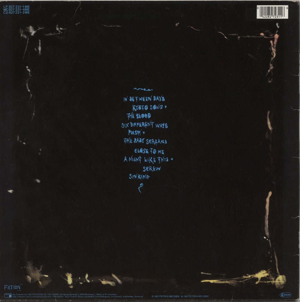 The Cure The Head On The Door - VG German vinyl LP album (LP record) 042282723116