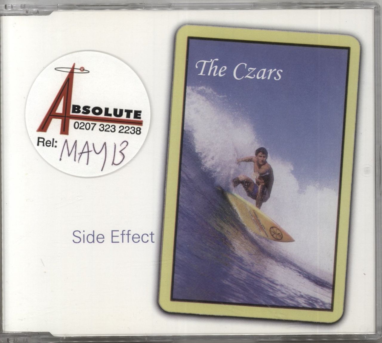 The Czars Side Effect UK CD single (CD5 / 5") BELLACD34