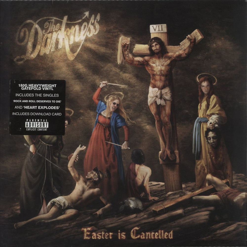 The Darkness Easter Is Cancelled - Sealed UK vinyl LP album (LP record) COOKLP736