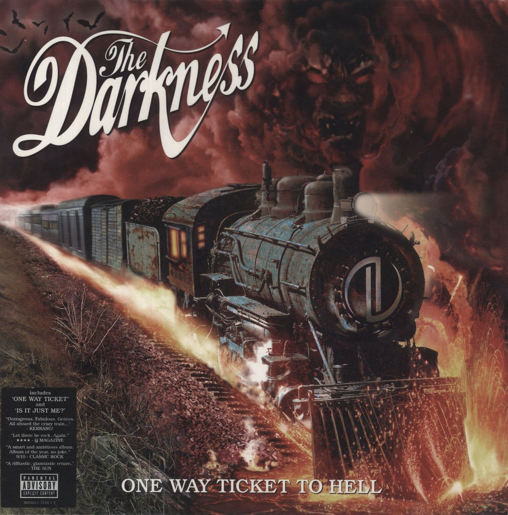 The Darkness One Way Ticket To Hell... And Back UK vinyl LP album (LP record) 5051011121814