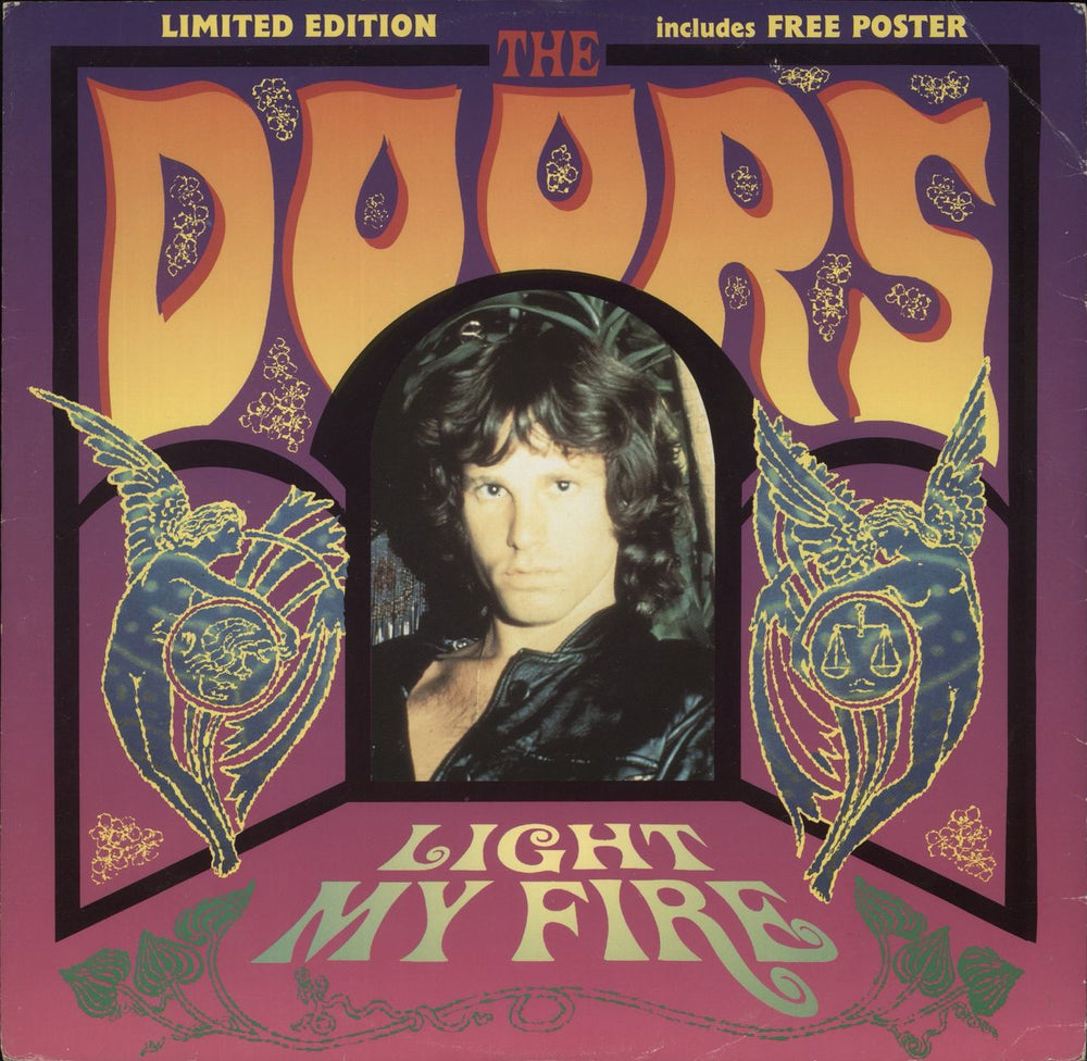 The Doors Light My Fire UK 12" vinyl single (12 inch record / Maxi-single) EKR125TW