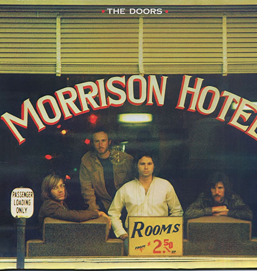 The Doors Morrison Hotel - red label German vinyl LP album (LP record) 42080