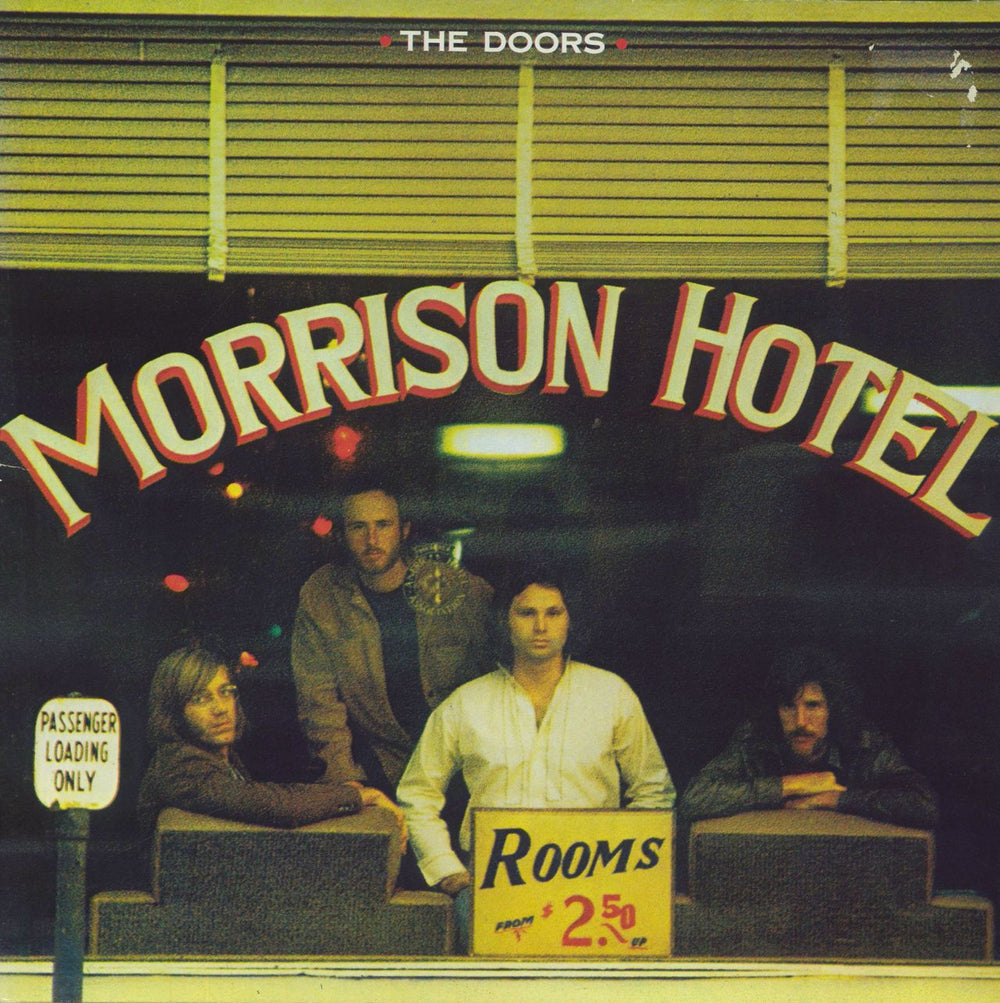 The Doors Morrison Hotel - Red Label UK vinyl LP album (LP record) K42080