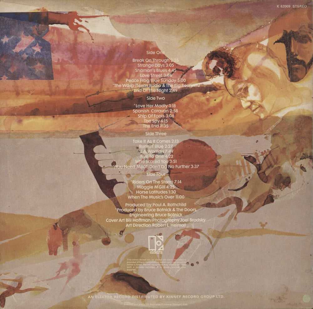 The Doors Weird Scenes Inside The Gold Mine UK 2-LP vinyl record set (Double LP Album)