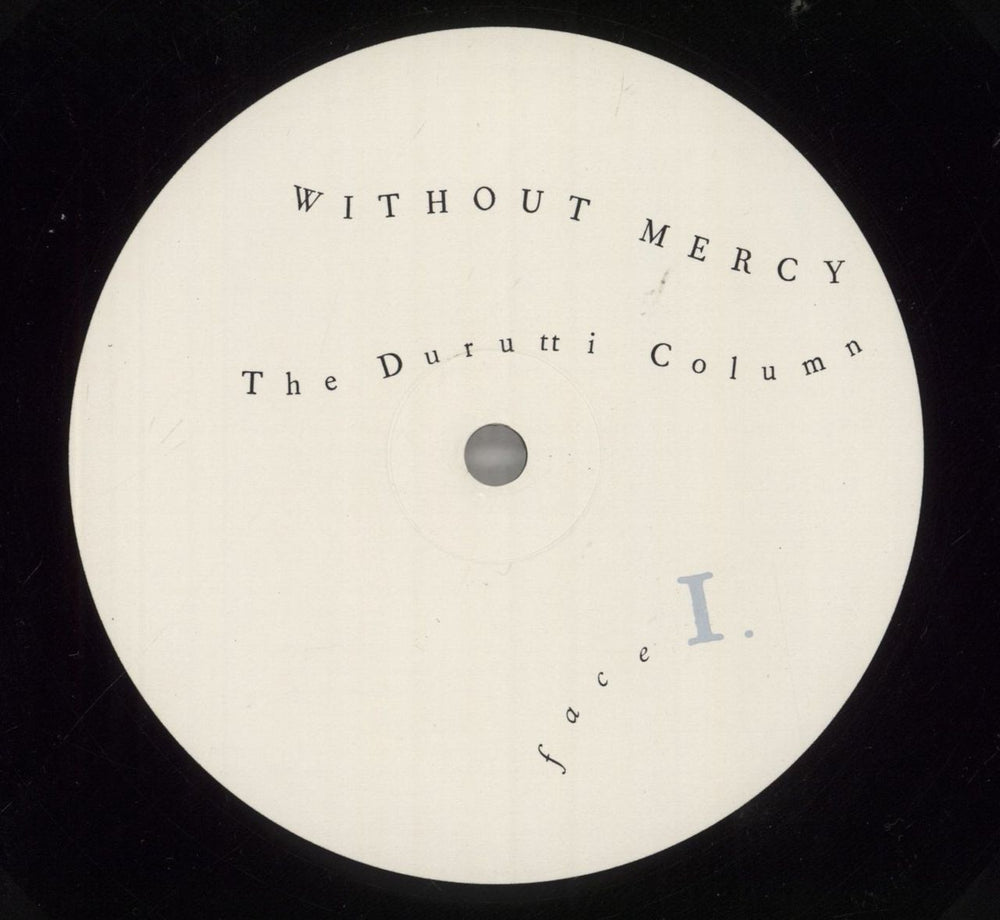 The Durutti Column Without Mercy UK vinyl LP album (LP record) DTILPWI127309