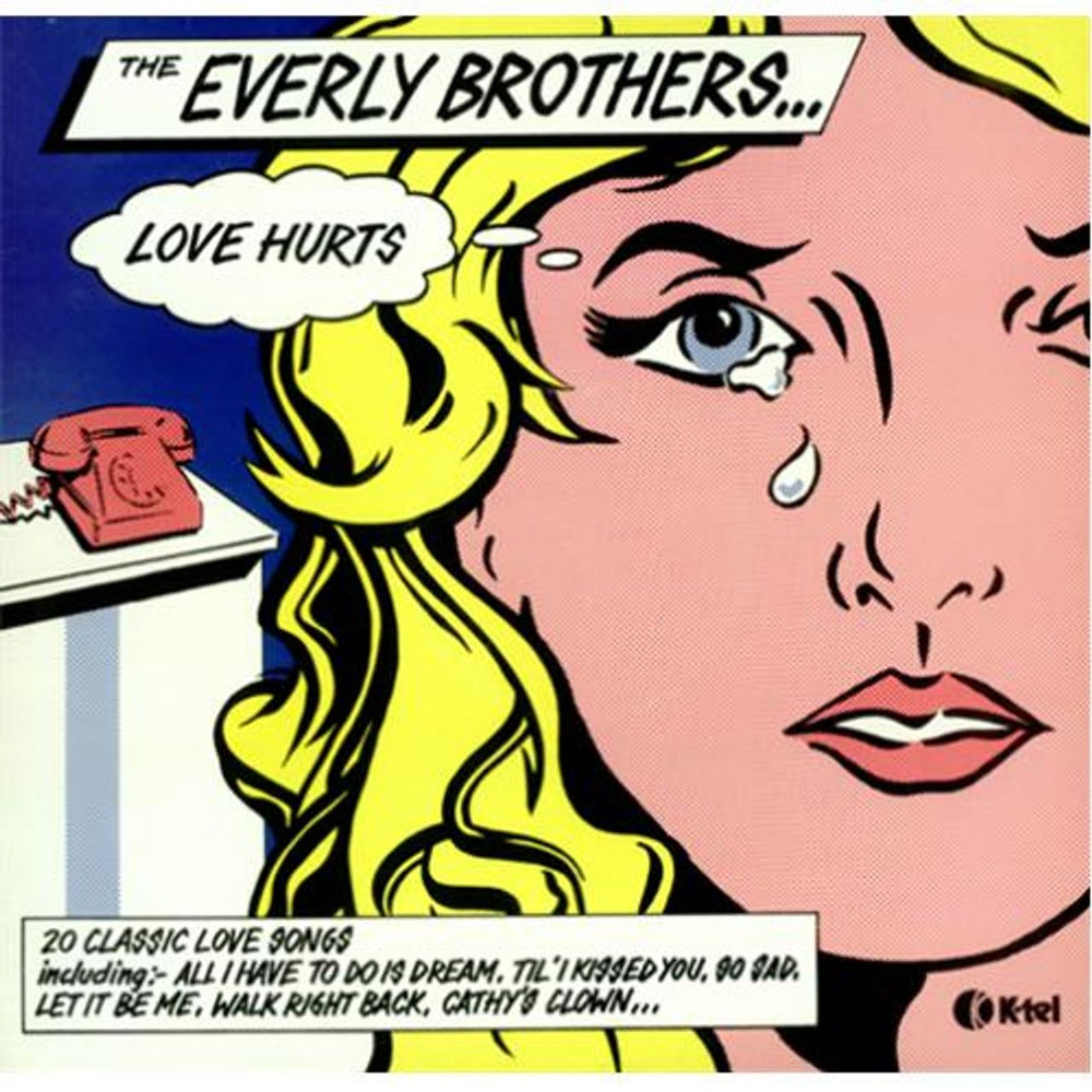 The Everly Brothers Love Hurts - pop art p/s UK vinyl LP album (LP record) NE1197