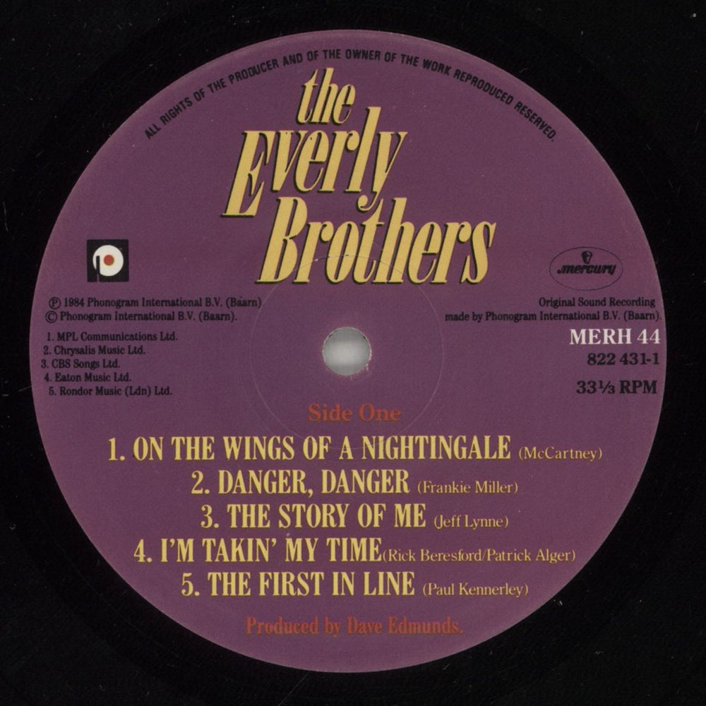 The Everly Brothers The Everly Brothers UK vinyl LP album (LP record) EBRLPTH231453