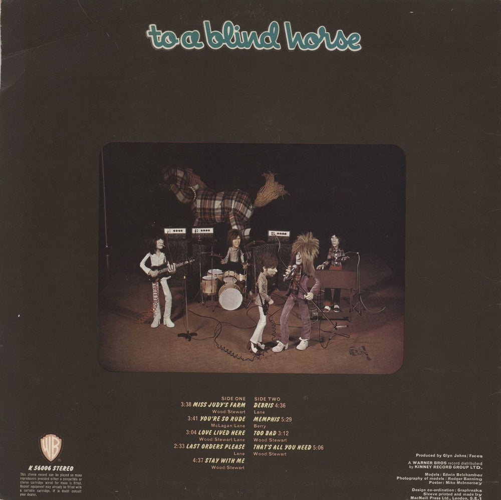 The Faces A Nod's As Good As A Wink + Poster - Green Label German vinyl LP album (LP record)