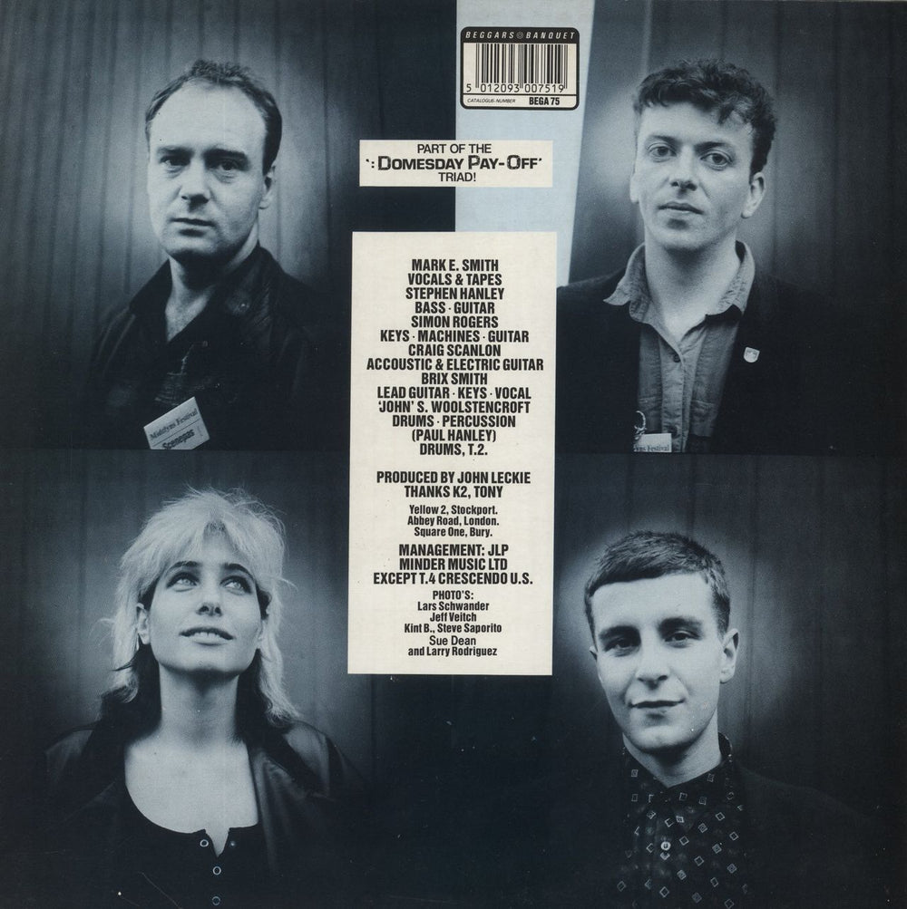 The Fall Bend Sinister UK vinyl LP album (LP record) 5012093007519