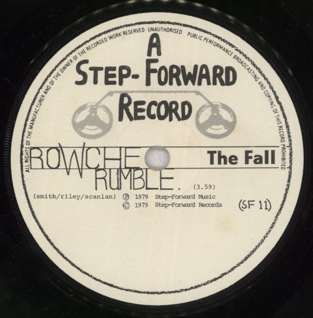 The Fall Rowche Rumble UK 7" vinyl single (7 inch record / 45) FLL07RO106105