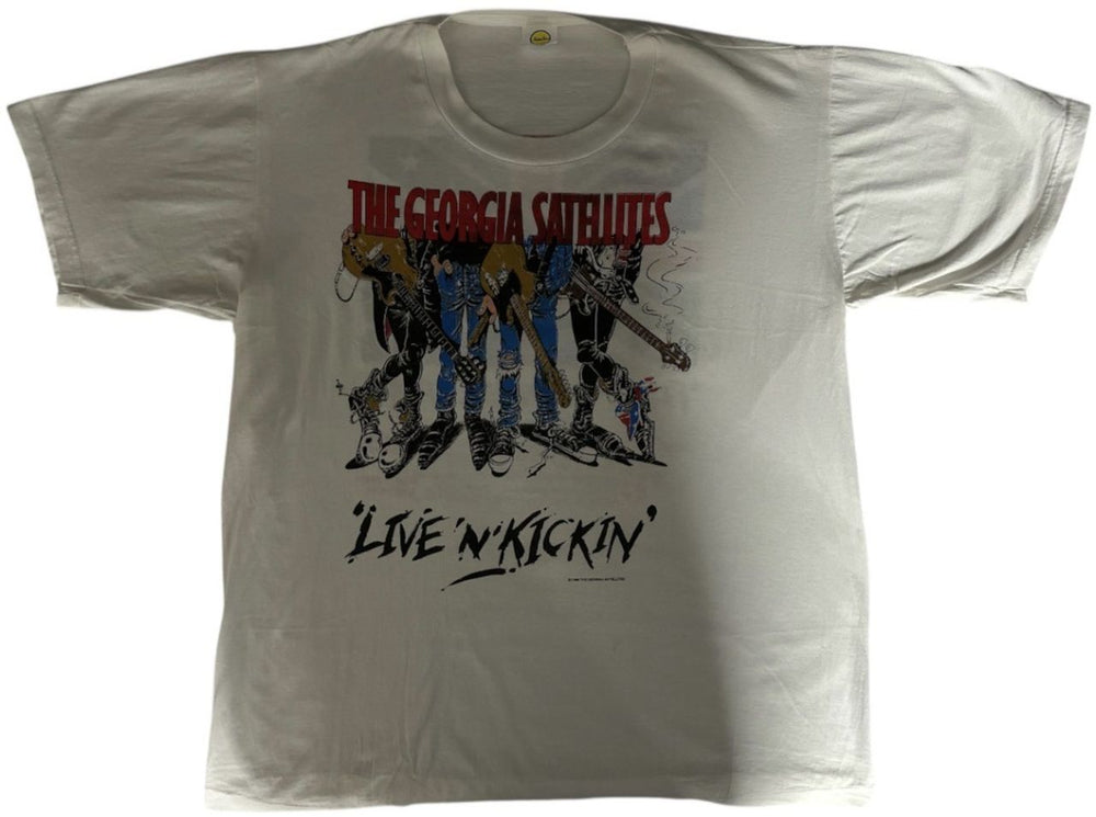 The Georgia Satellites Live 'N' Kickin' UK t-shirt 24X21