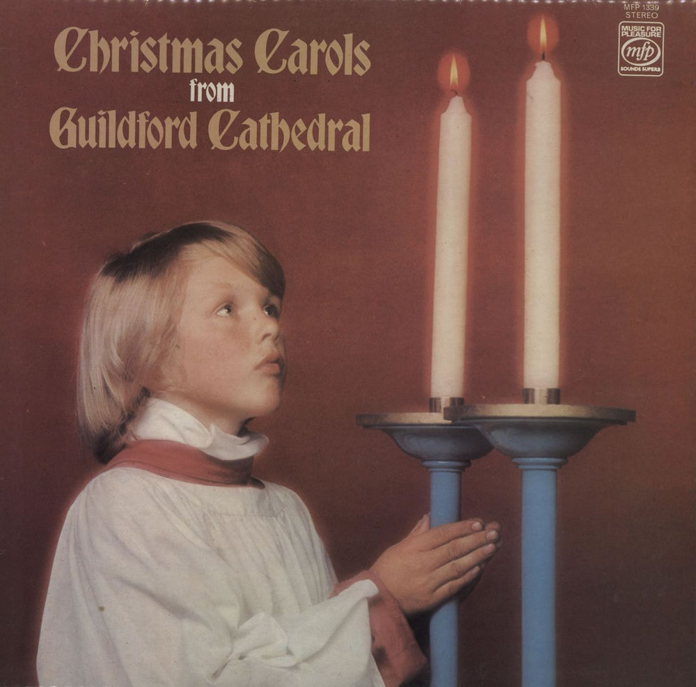 The Guildford Cathedral Choir Christmas Carols From Guildford Cathedral UK vinyl LP album (LP record) MFP1339