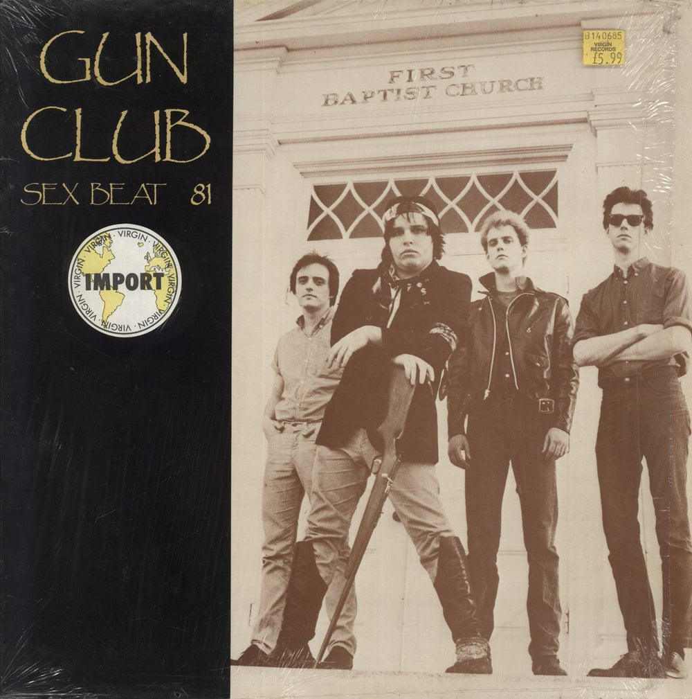 The Gun Club Sex Beat 81 French vinyl LP album (LP record) 5021