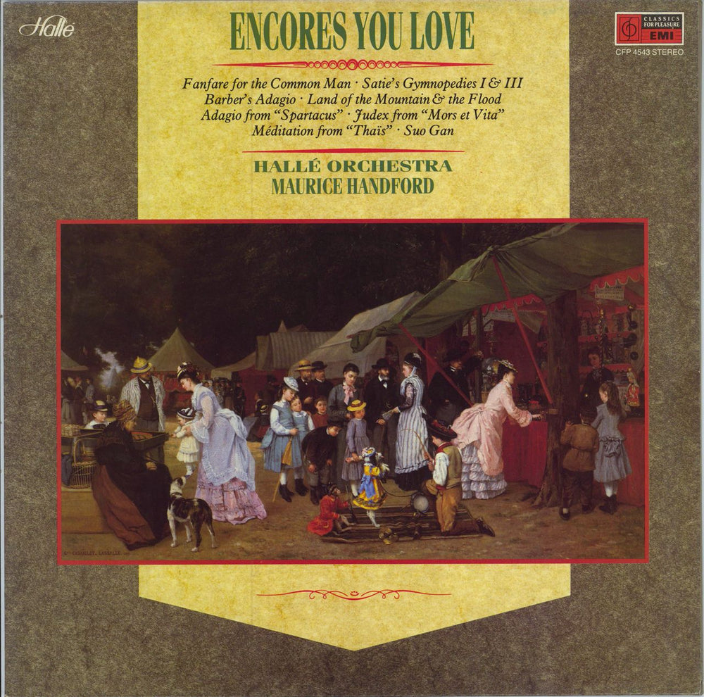 The Hallé Orchestra Encores You Love UK vinyl LP album (LP record) CFP4543