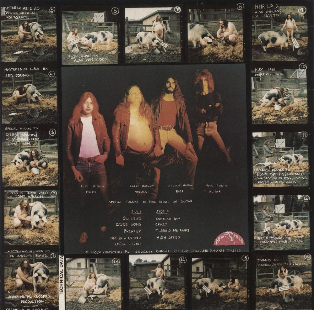 The Handsome Beasts Beastiality UK vinyl LP album (LP record)