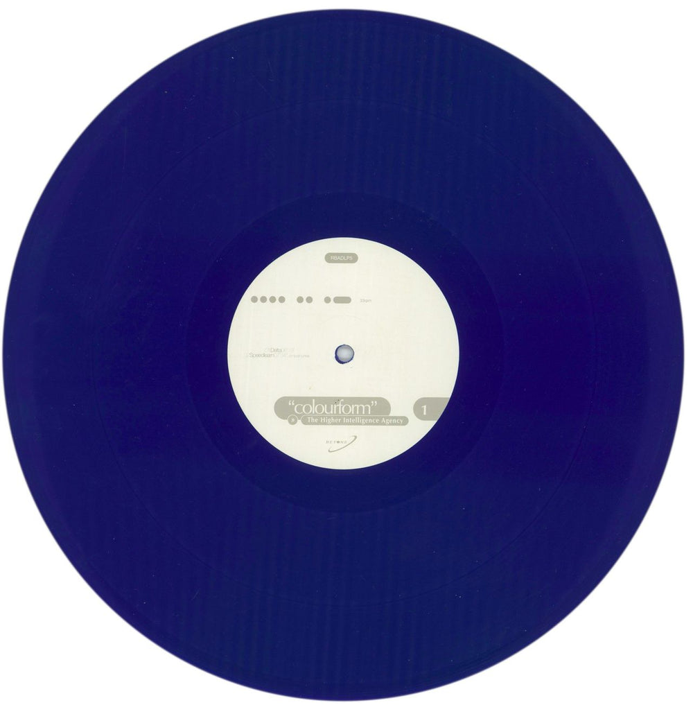 The Higher Intelligence Agency Colourform - Blue Vinyl UK 2-LP vinyl record set (Double LP Album) 84F2LCO864059