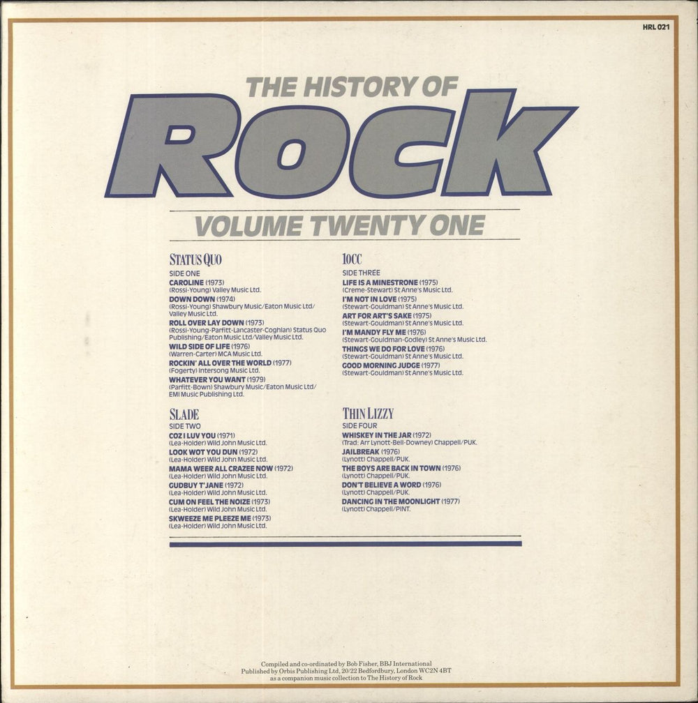 The History Of Rock The History Of Rock Volume Twenty One UK 2-LP vinyl record set (Double LP Album)