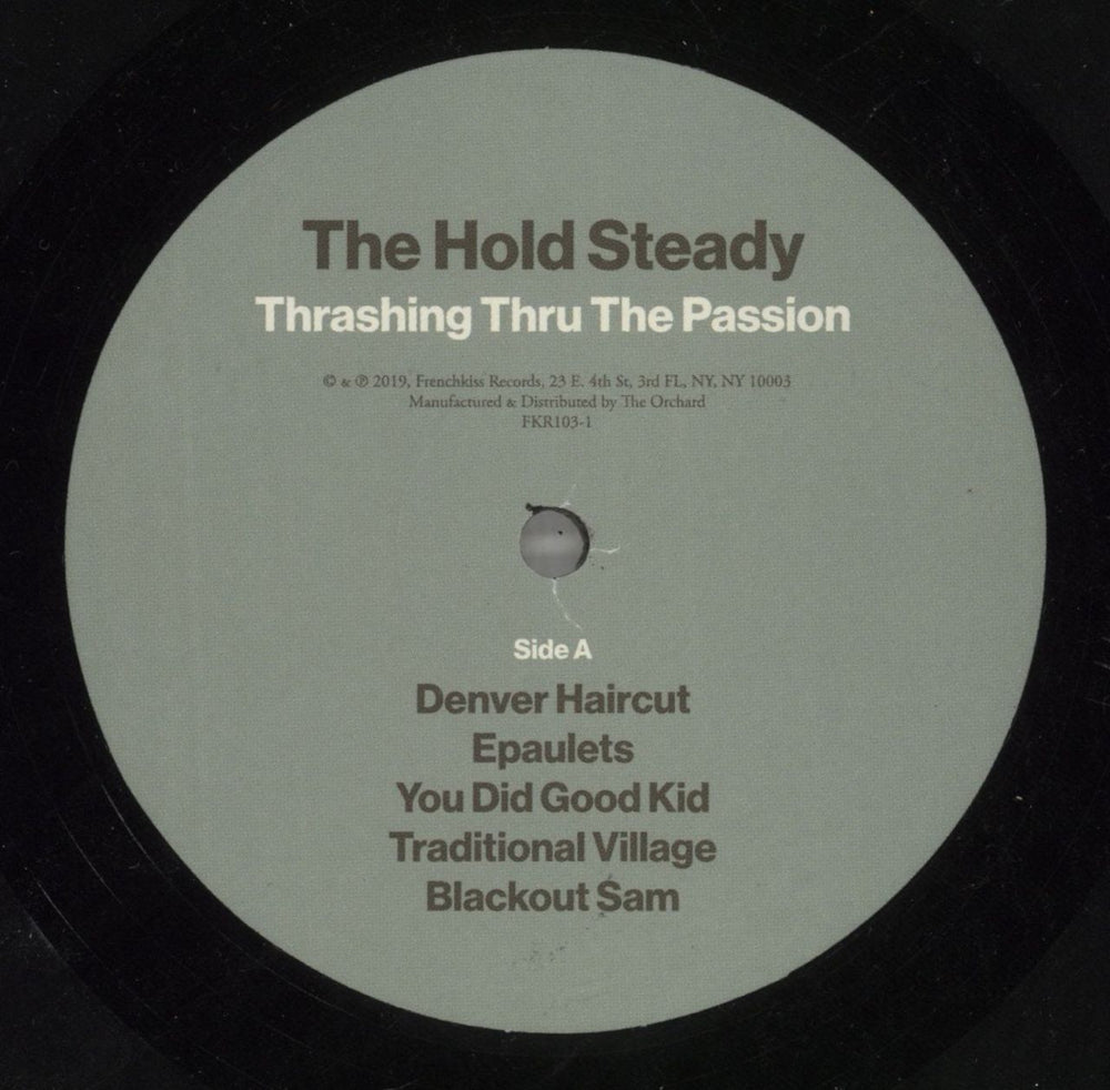 The Hold Steady Thrashing Thru The Passion UK vinyl LP album (LP record) UUILPTH868731
