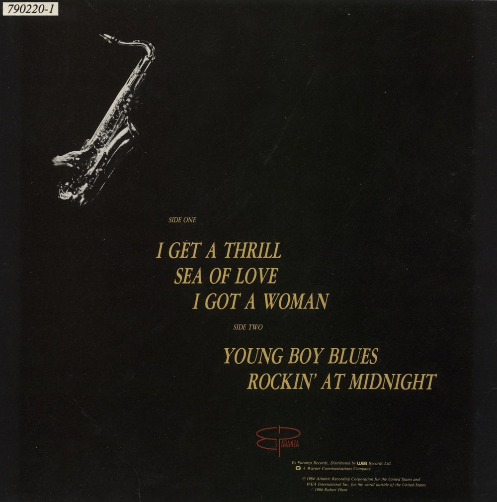 The Honeydrippers Volume One UK 10" vinyl single (10 inch record)