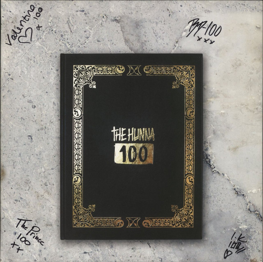 The Hunna 100 (One Hundred) - Pink Glittery Vinyl UK 2-LP vinyl record set (Double LP Album)