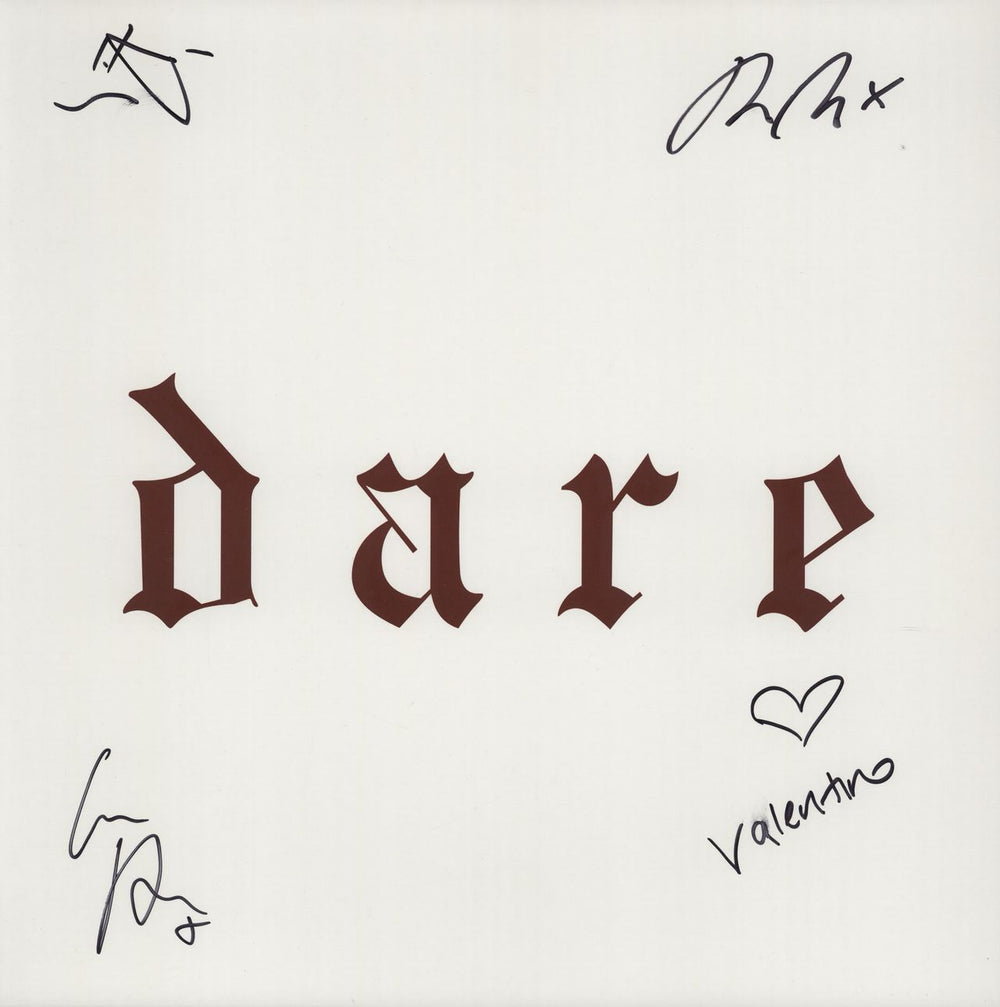 The Hunna Dare - Clear Vinyl + Autographed UK vinyl LP album (LP record) 0190296954801