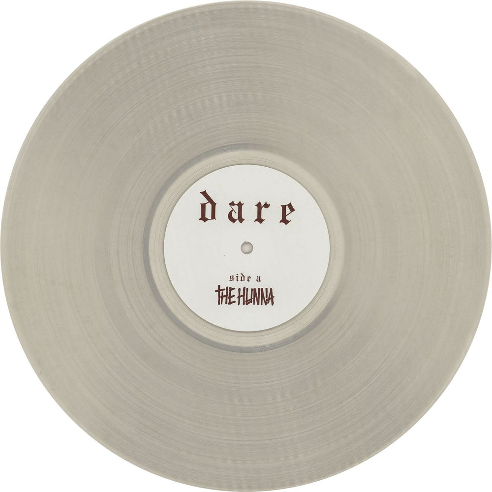 The Hunna Dare - Clear Vinyl + Autographed UK vinyl LP album (LP record) 11KLPDA752371