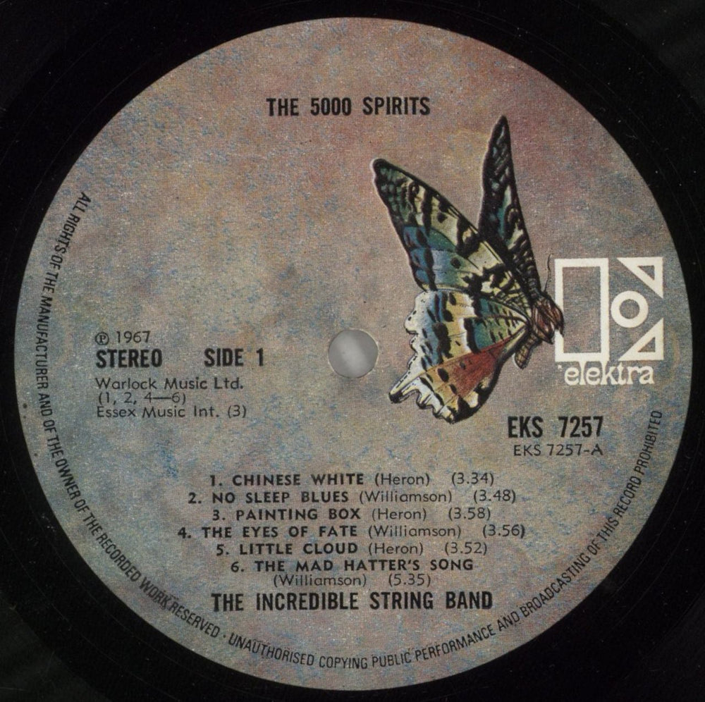 The Incredible String Band The 5000 Spirits - 3rd UK vinyl LP album (LP record) ISTLPTH668905