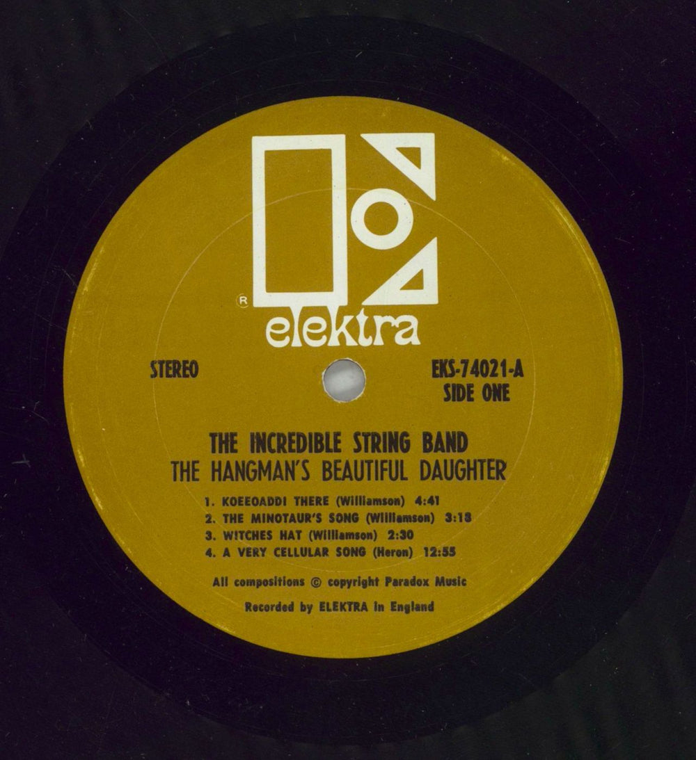The Incredible String Band The Hangman's Beautiful Daughter - VG US vinyl LP album (LP record) ISTLPTH870666
