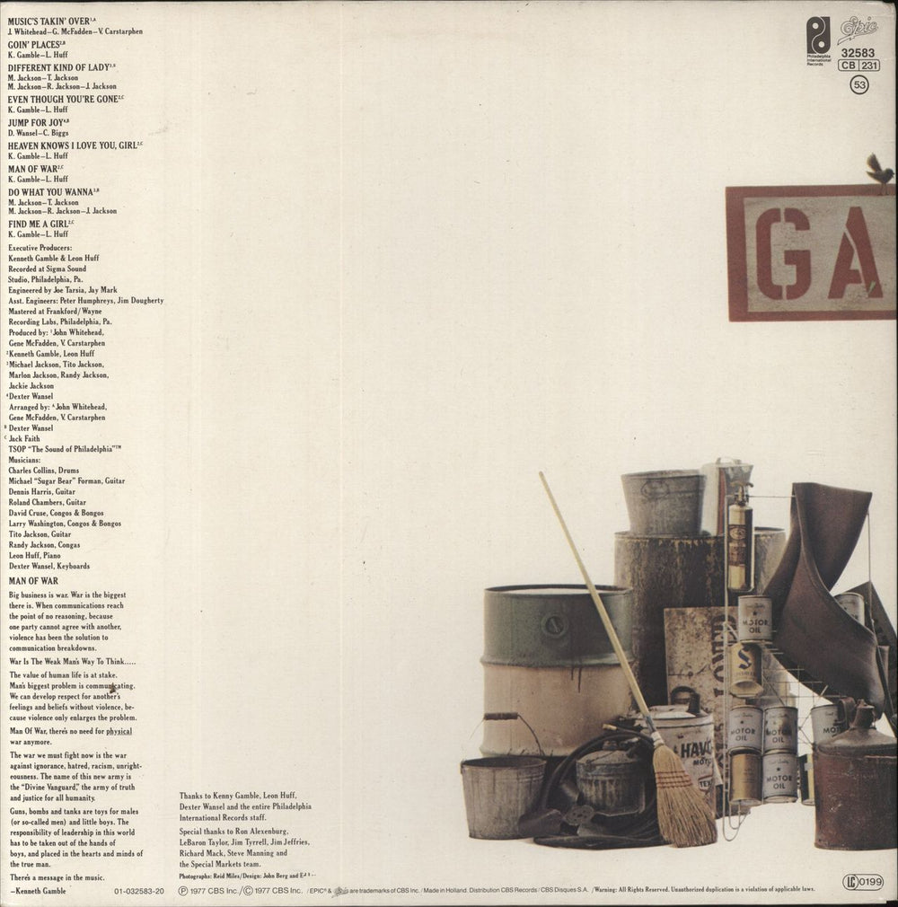 The Jackson Five Goin' Places UK vinyl LP album (LP record)