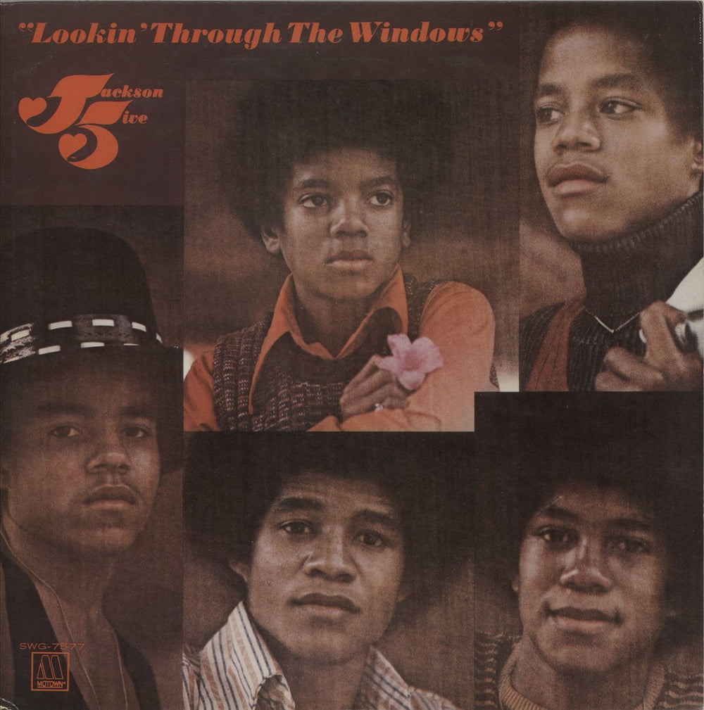 The Jackson Five Lookin' Through The Windows Japanese Promo vinyl LP album (LP record) SWG-7577