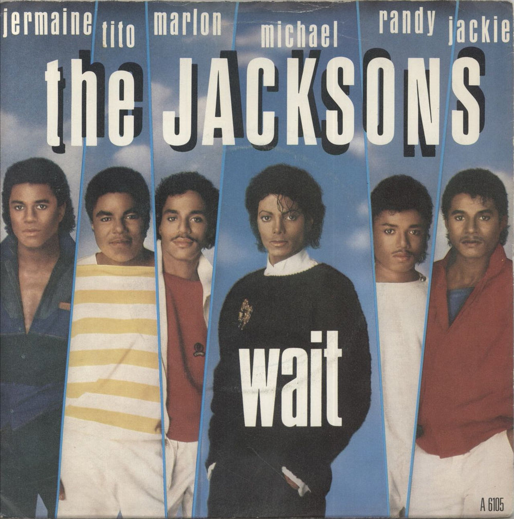 The Jackson Five Wait UK 7" vinyl single (7 inch record / 45) A6105