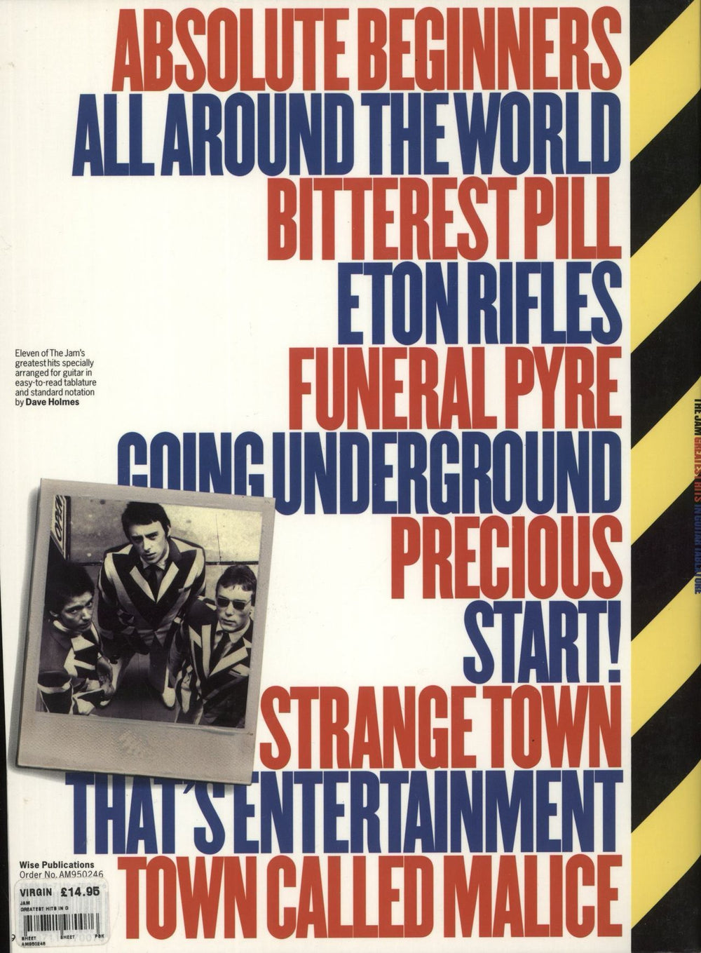 The Jam Greatest Hits In Guitar Tablature UK book 9780711970076