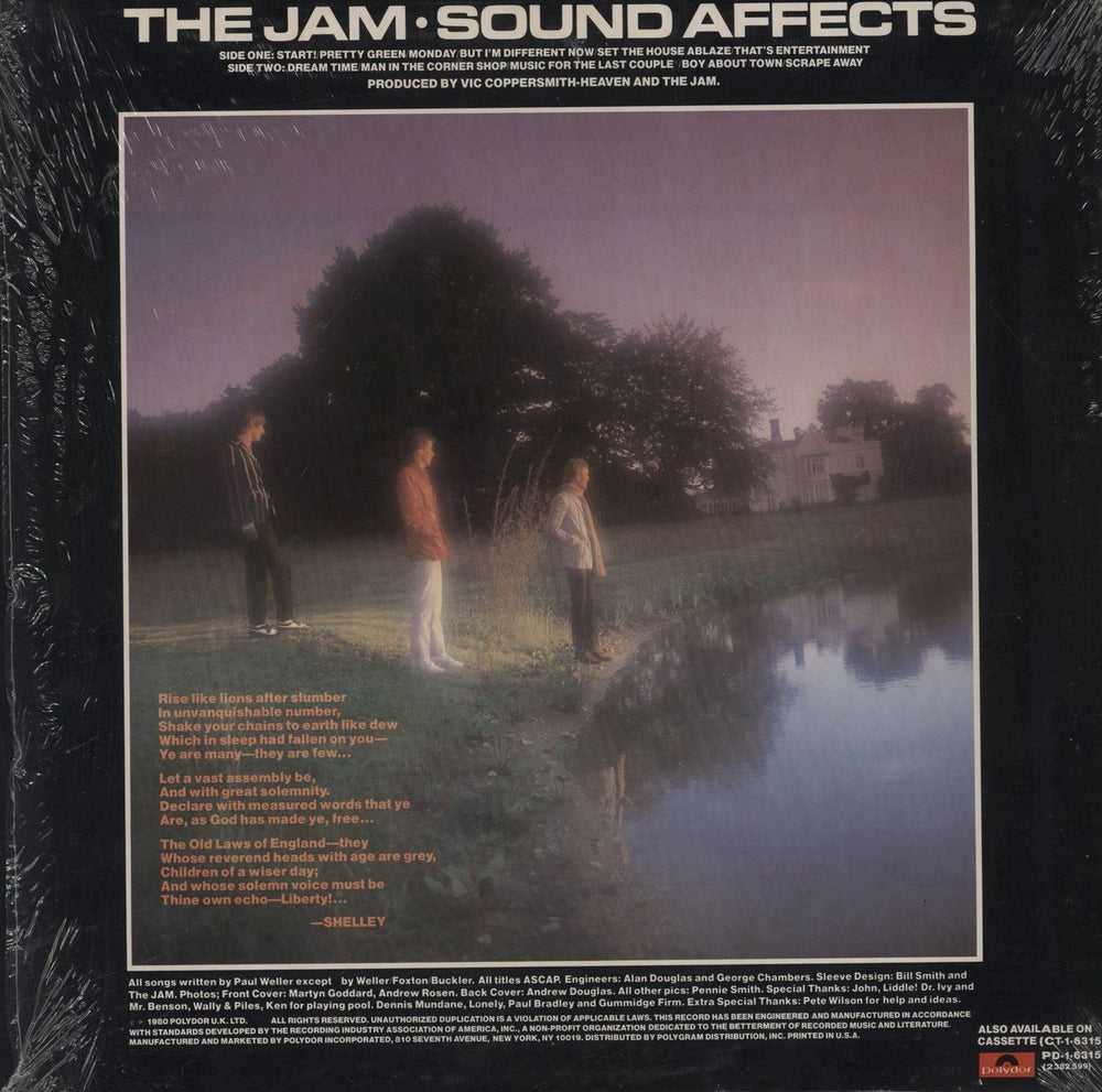 The Jam Sound Affects - Shrink US vinyl LP album (LP record)