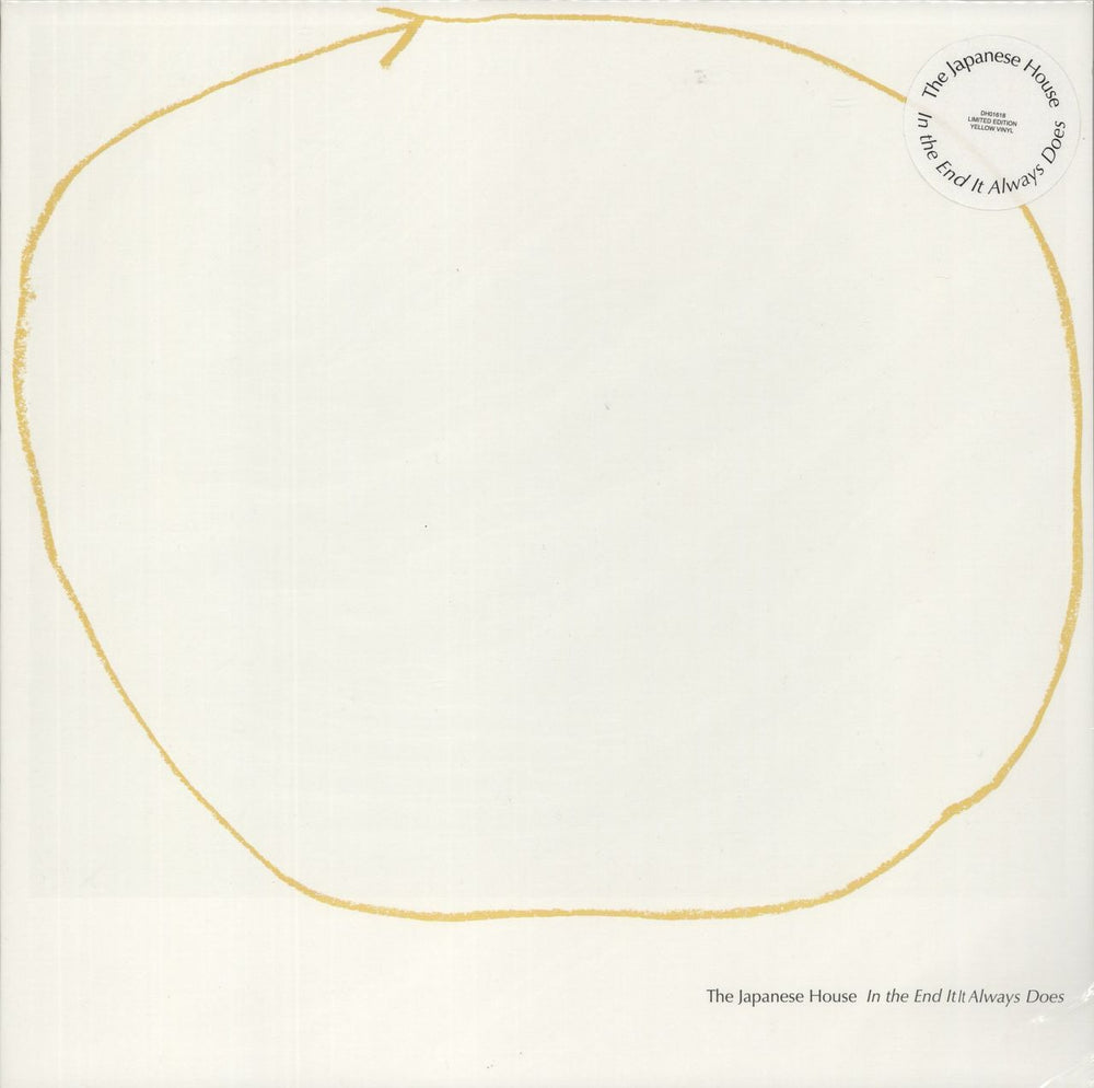 The Japanese House In The End It Always Does - Sunflower Yellow Vinyl UK vinyl LP album (LP record) DH01618