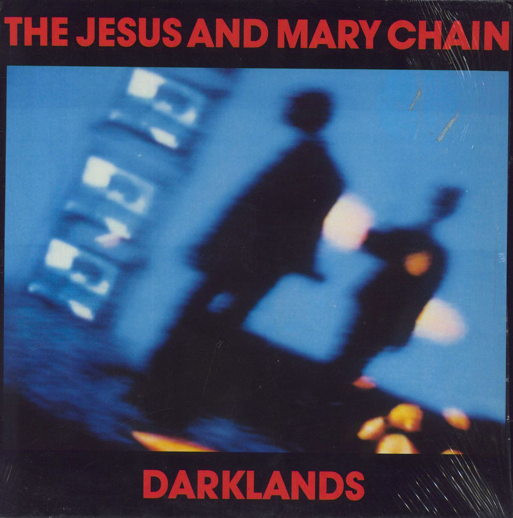 The Jesus & Mary Chain Darklands - Open Shrink UK vinyl LP album (LP record) BYN11