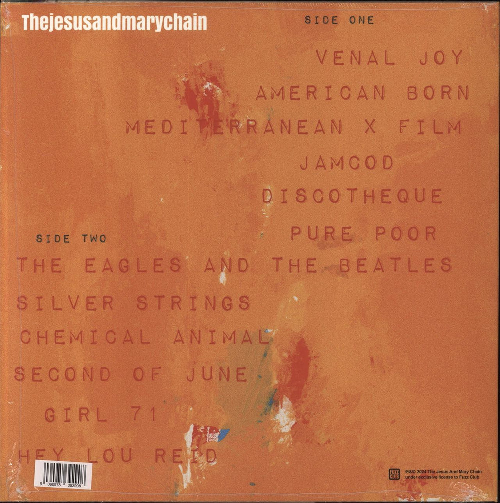 The Jesus & Mary Chain Glasgow Eyes - Red Vinyl US vinyl LP album (LP record) 5060978392908