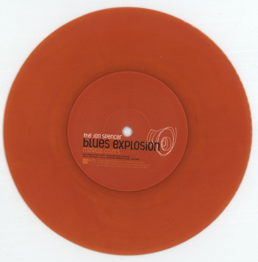 The Jon Spencer Blues Explosion Magical Colours UK 7" vinyl single (7 inch record / 45) JSP07MA391567